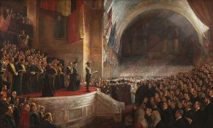 OPening of the first Parliament